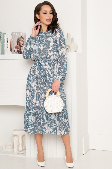 Платье "Флора" (белый принт) П3133