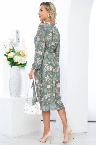 Платье "Волшебная история" (полынь) П5206