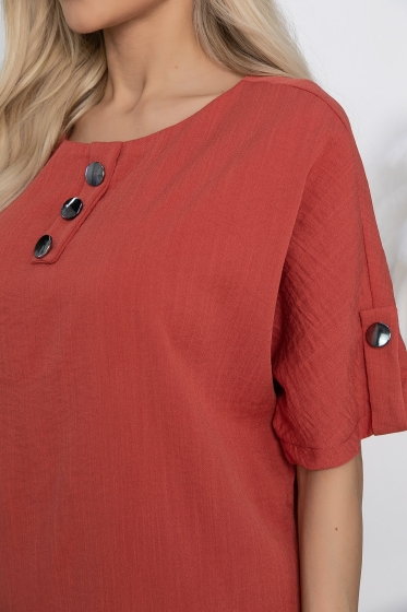 Платье Кайла люкс (коралл) П10372