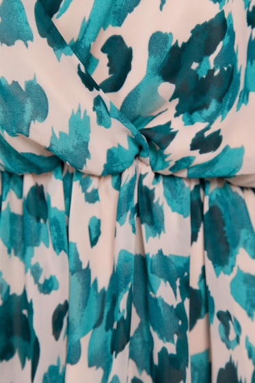 Платье "Млечный путь" (зеленое) П8849