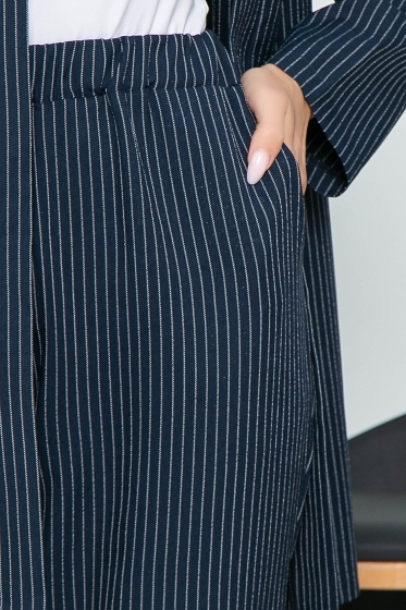 Костюм "Дениза" (синий в полоску) К4070