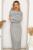 Платье "Кармела" (светло-серое) П4365 Платье "Кармела" (светло-серое) П4365