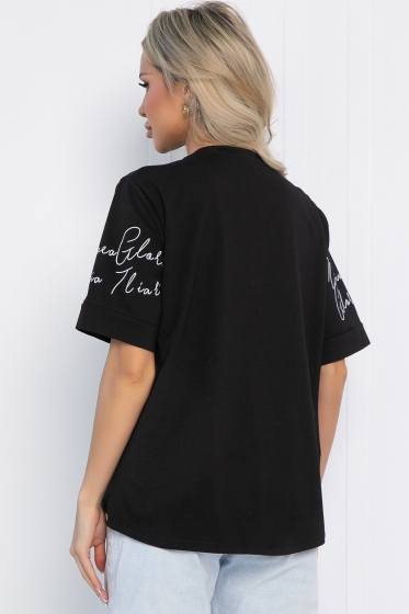 Блуза Деметра (черная) Б12718-20