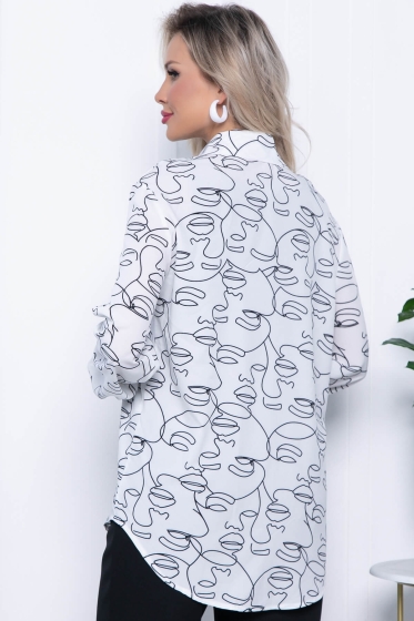 Рубашка "Алеста" Б7194 (лица)