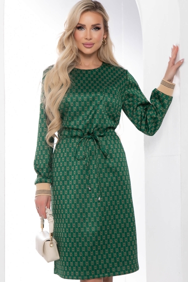 Платье "Верона" (зеленое) П8436