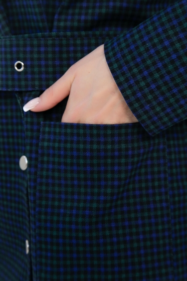 Жакет Абигейл (зелено-синий) Б12725-44