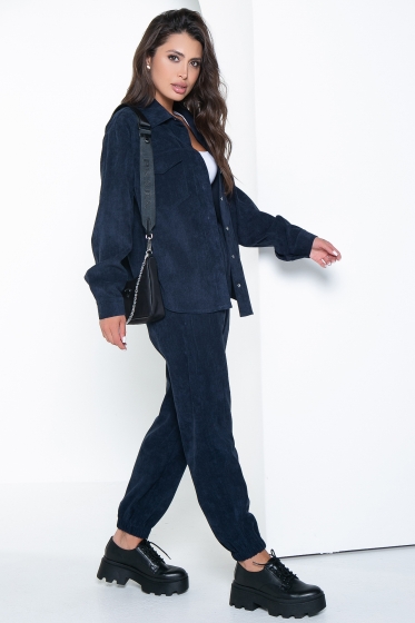 Рубашка "На пульсе моды" (сапфир) Б2670