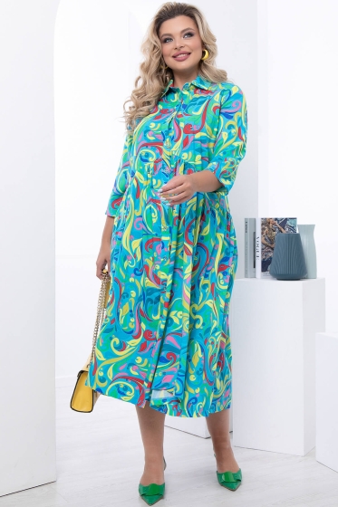 Платье "Штеффи" (грин) П6791
