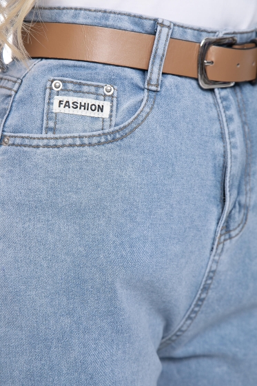 Джинсы Ты на высоте (голубые) Б10459