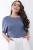 Блуза "Велла" (джинс) Б6715 Блуза "Велла" (джинс) Б6715