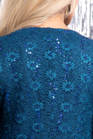 Платье "Магия красоты" (морская волна) П7539