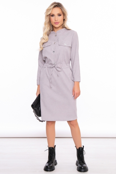 Платье "Сафари" (грей) П3072