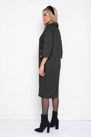 Платье Конфетти (черное) П12635-18