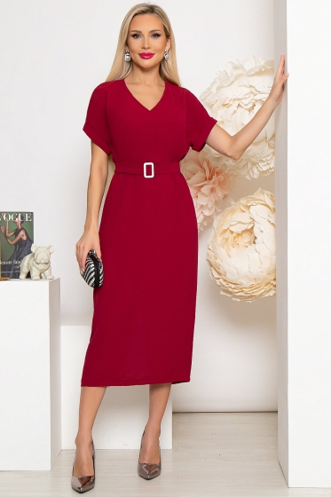 Платье "Герда" (бордо) П3953