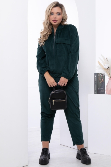 Костюм "Августа" (изумруд) К5140