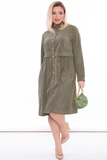 Платье "Муза" (хаки) П3201