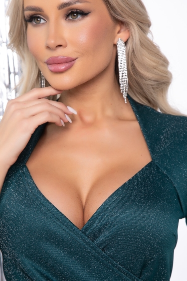 Платье "Ах, какая женщина!" (морская волна) П7865