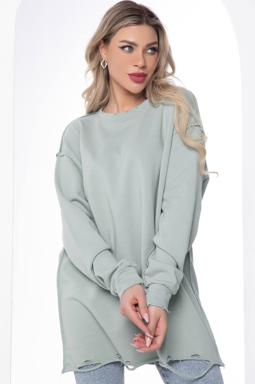 Джемпер "Добавь красок!" (олива) Б8733