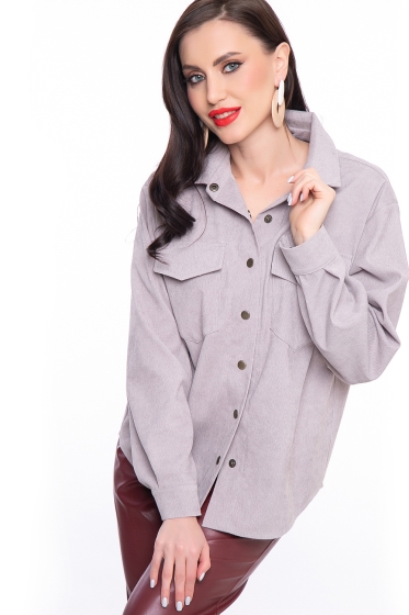 Рубашка "Будь в тренде" (грей) Б3159