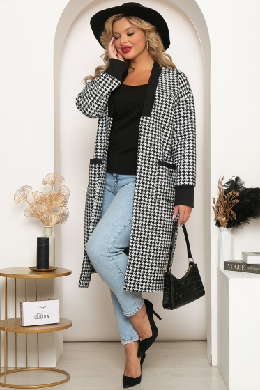 Кардиган "Дафния" (large print) Б4190