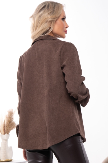 Рубашка "Брина" (брауни) Б4269
