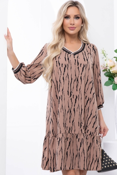 Платье "Анабель" (карамель) П7110