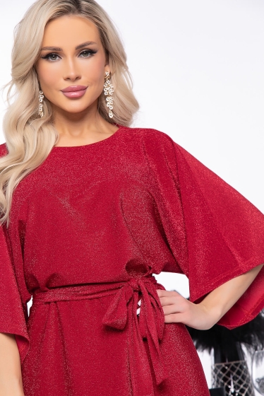 Платье "Наоми" (бордо) П7944