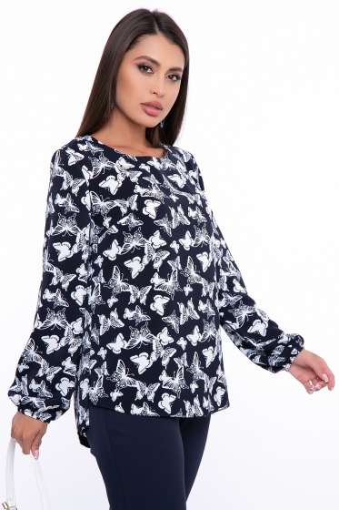 Блуза "Хлоя" (бабочки) Б2672