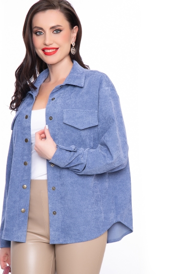 Рубашка "Будь в тренде" (джинс) Б3160