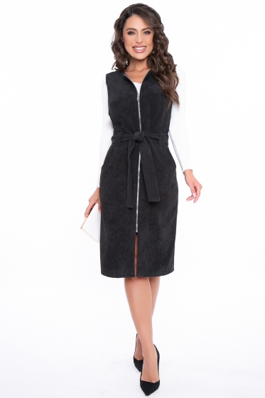 Сарафан "Ключ к успеху" (блэк) П2738