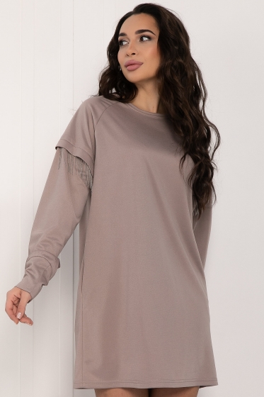 Платье Стелла (пыльная роза) П12705-5