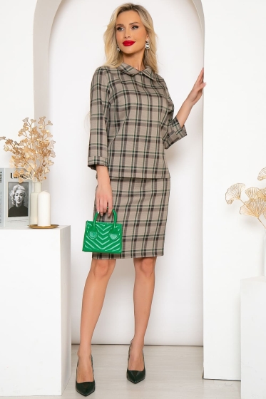 Костюм "Уверенность в успехе" (клетка) К3976