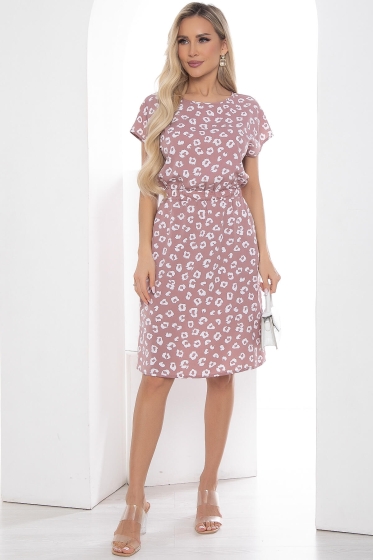 Платье "Хельга" (пудра) П6064