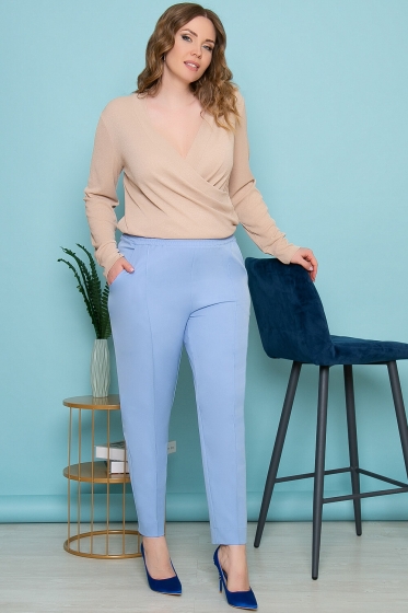 Брюки "На стиле" (голубые) Б3387