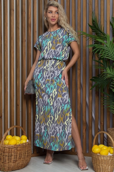 Платье Мэри (серое) П13356-12М