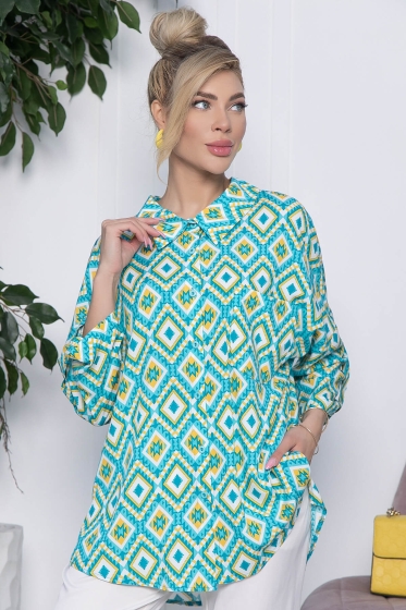 Рубашка Лето (мята) Б10589