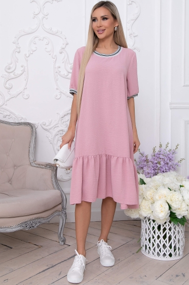 Платье "Рита" (розовое) П8916