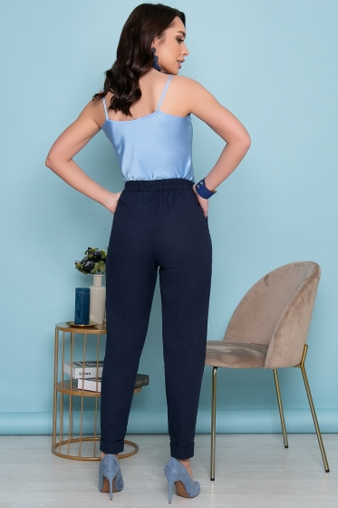 Брюки "Модный вояж" (темно-синие) Б3313