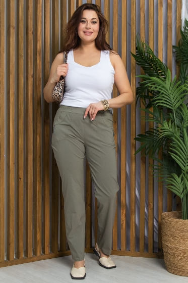 Брюки Бланж (хаки) Б13393-18М