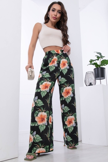 Брюки "Манхэттен" (тропик блэк) Б4055