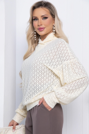 Джемпер "Вельда" Б7196 (молочный)