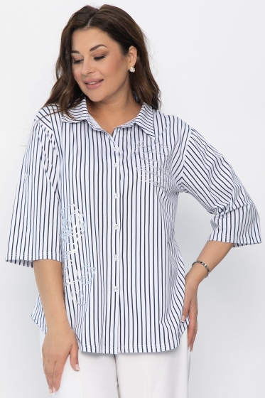 Рубашка Дафина (белая) Б13811-20М