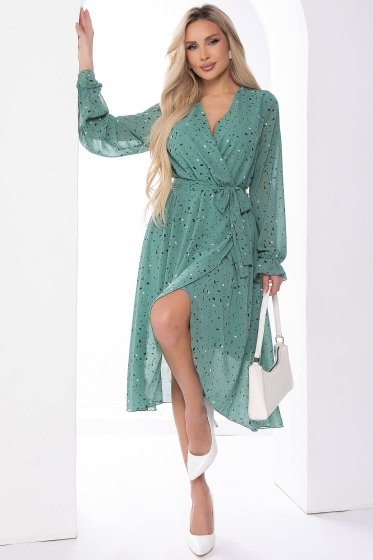 Платье "Весеннее настроение" (олива) П8243