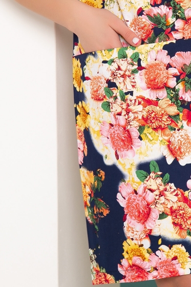 Платье "Люси" (цветы) П3482