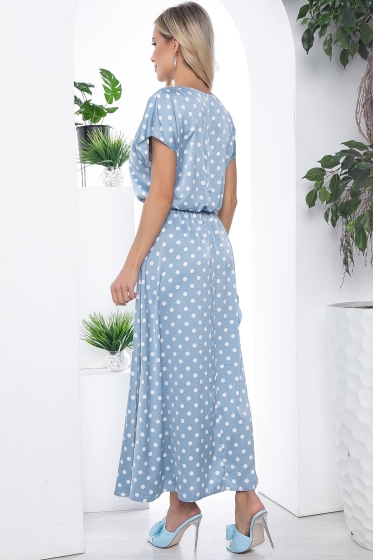 Платье Кейтлин голубое П10139