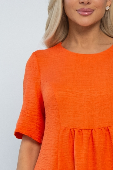 Платье Воздушный поцелуй (оранжевое) П13490-18М