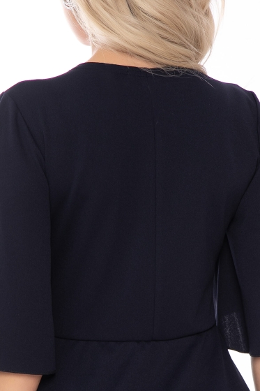 Платье "Ирина" (темно-синее) П8008