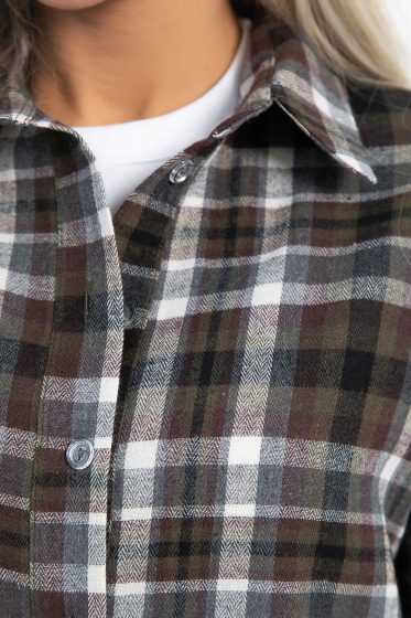 Рубашка Денни НЬЮ (коричневая) Б12865-7М