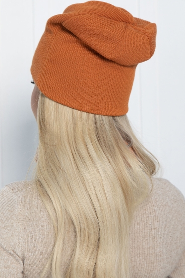 Комплект шапка и снуд (рыжий) ШС31