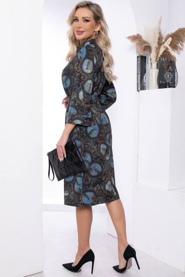 Платье "Мира" (мультиколор) П7755